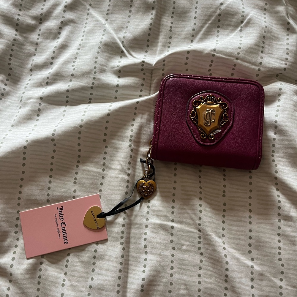 Juicy Couture Pink and gold Card Holder